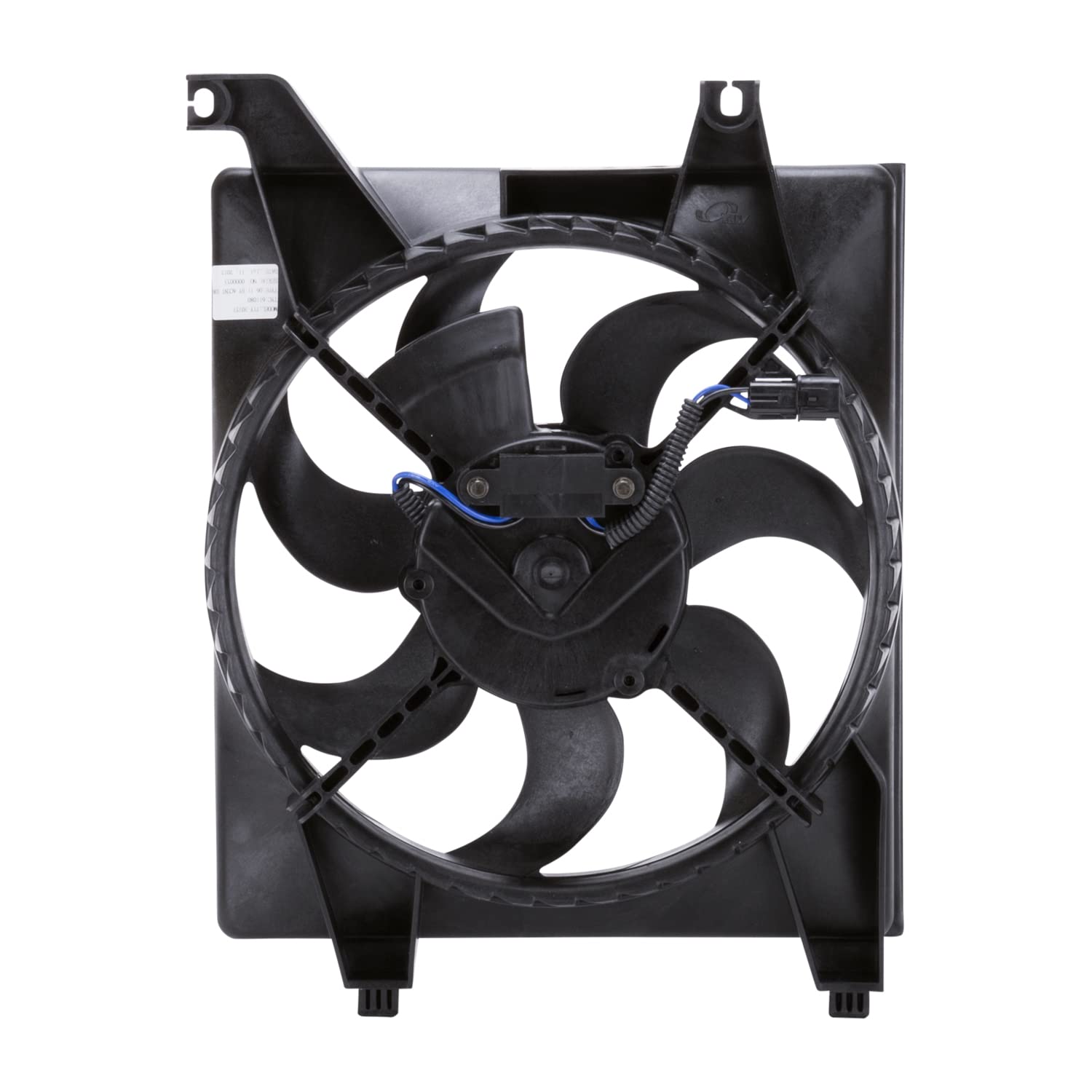 Replacement TYC 611080 Cooling Fan Assembly for Hyundai Accent