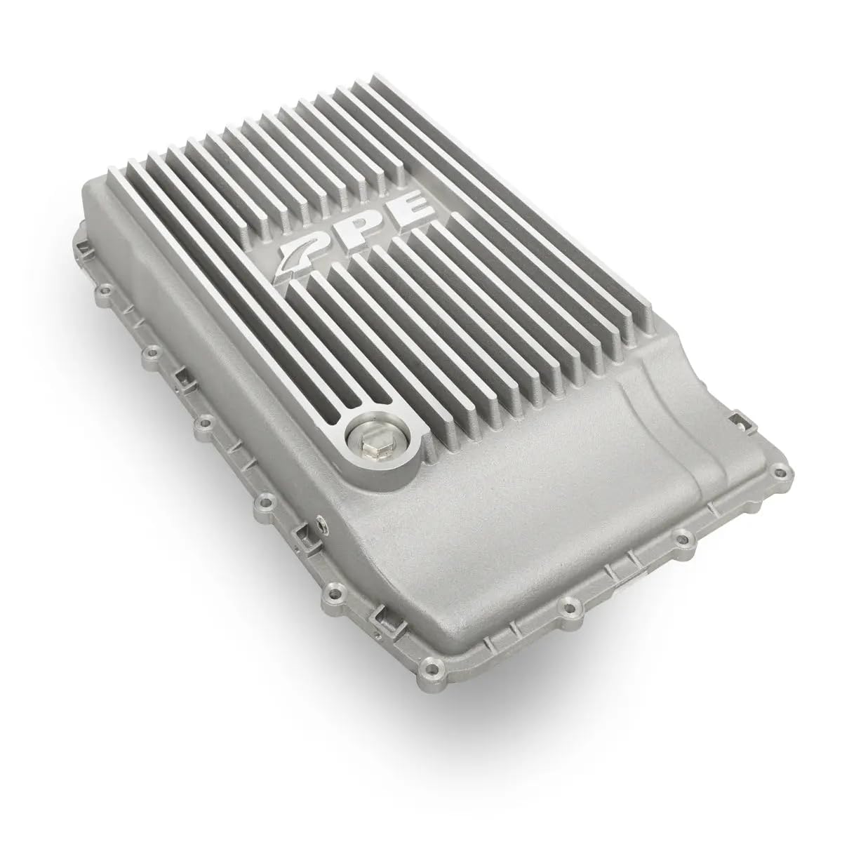 Heavy-Duty Cast Aluminum Shallow Transmission Pan (Raw) 328053200 Pacific Performance Engineering Compatible with Ford 2017+ F150, 2019+ Ranger and 2018+ Mustang with 10R80 Transmission