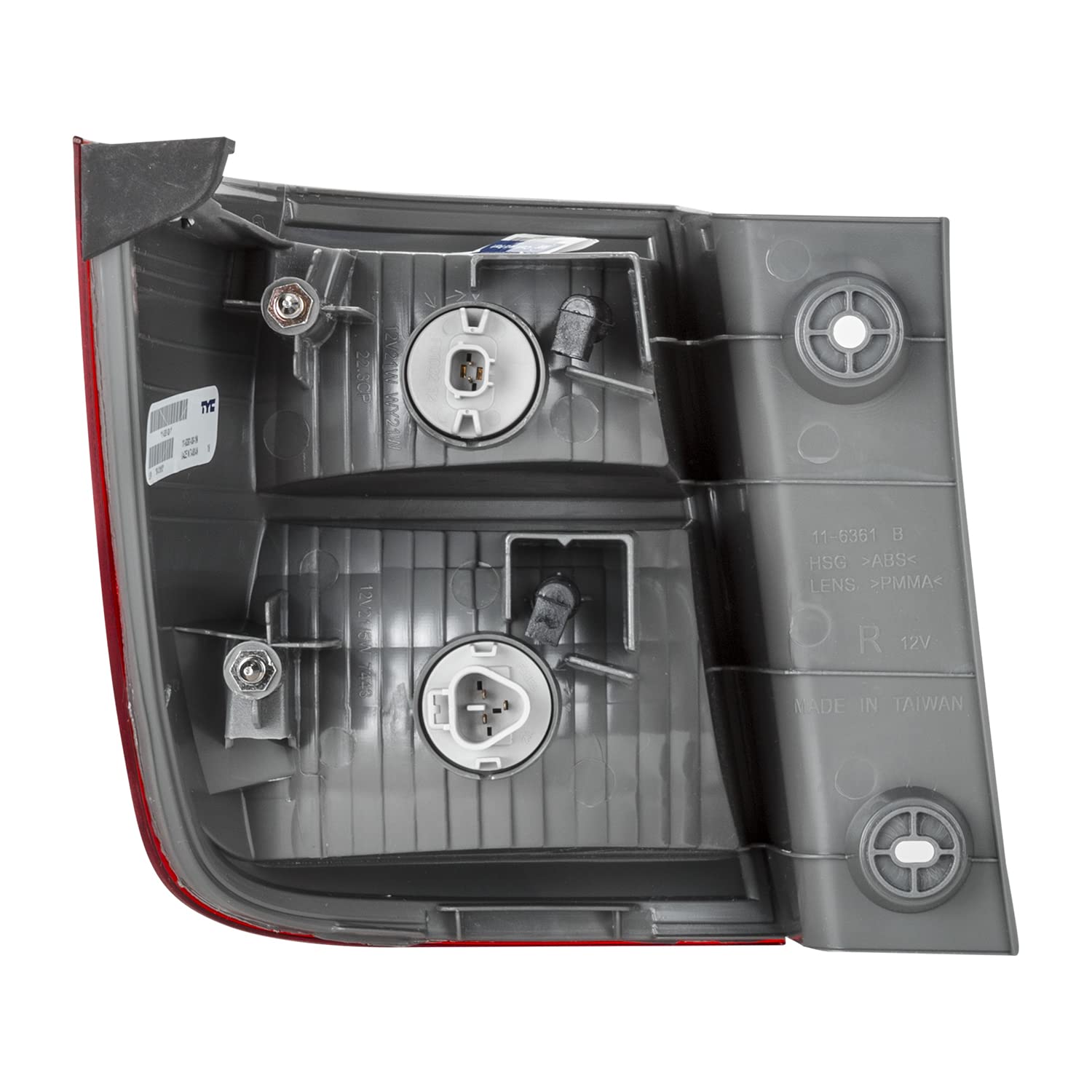 Right TYC Tail Light Assembly Compatible with 2011-2013 Honda Odyssey