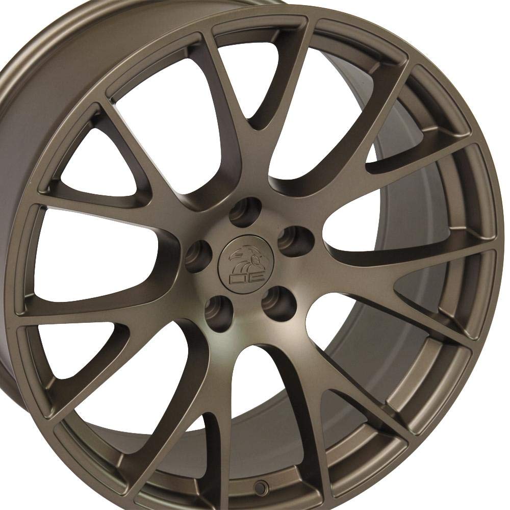 DG69 OE Wheels 22" Replica Wheel 22x10 Bronze Fits Dodge RAM Hellcat Rim 5550-25BR
