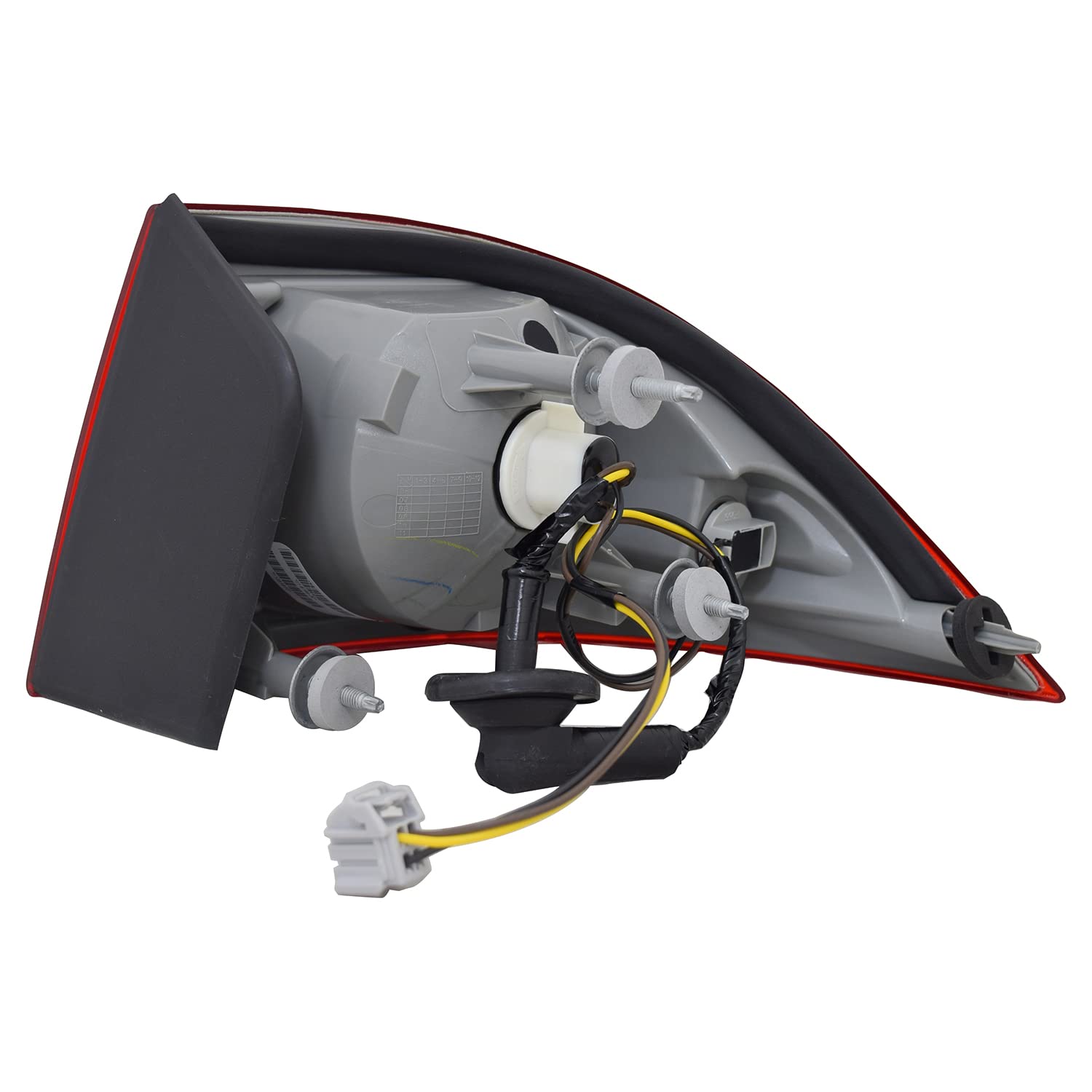 Left TYC Tail Light Assembly Compatible with 2006-2011 Buick Lucerne