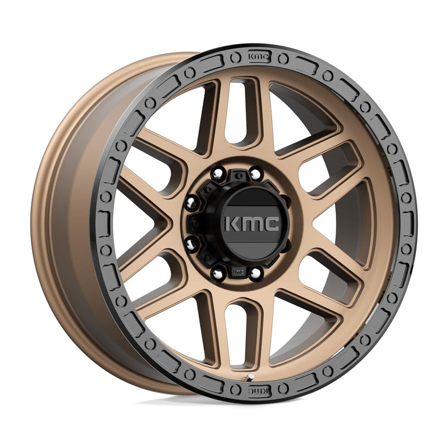 KMC KM544 8X6.5 17X9 M-BRZ BLK LP -12MM - KM54479080612N