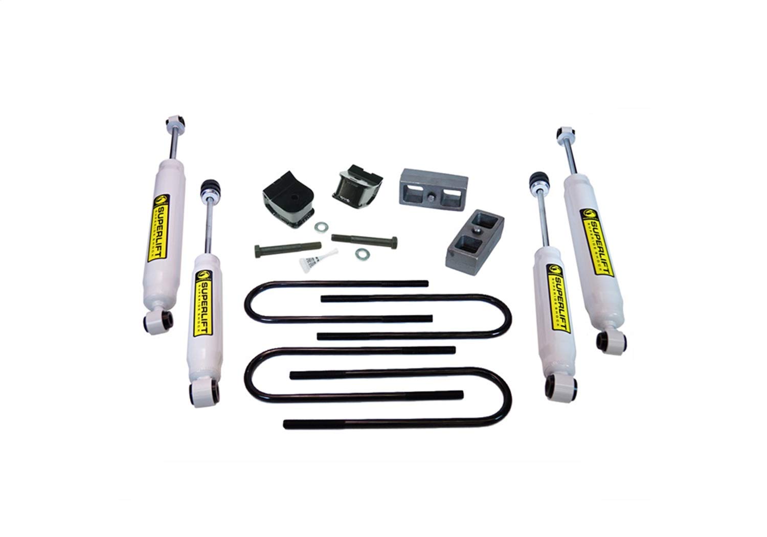 K1008 | Superlift | 2" Lift Kit - Complete Lift Kit with Front & Rear Superlift Shadow Series Shocks | Fits 2011-2016 Ford F-250 / F-350 4WD