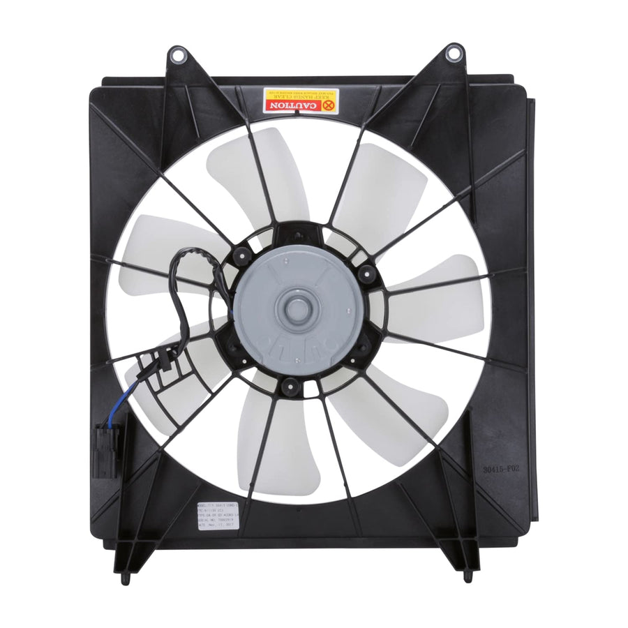 Cooling Fan Assembly TYC 611130 Compatible with 2008-2012 Honda Accord, Black