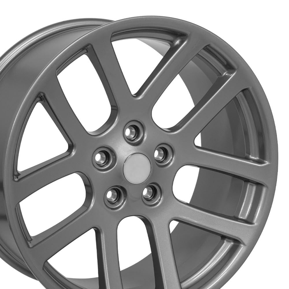 22 Inch OE Wheels DG51 Rim Fits Ram SRT Style 5x139.7 22x10 Gloss Gunmetal - Hollander 2223 (1)