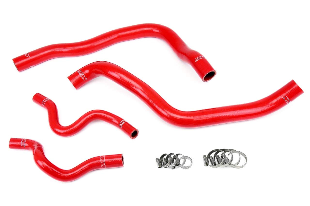 Silicone Radiator Hose Kit HPS 57-1417-RED Coolant