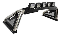 Sport Bar 2.0 Go Rhino w/Power Actuated Retractable Light Mount | Stainless Steel, Polished | 915600PS | Fits 2015-2022 Chevrolet Colorado & GMC Canyon; 2016-2023 Toyota Tacoma