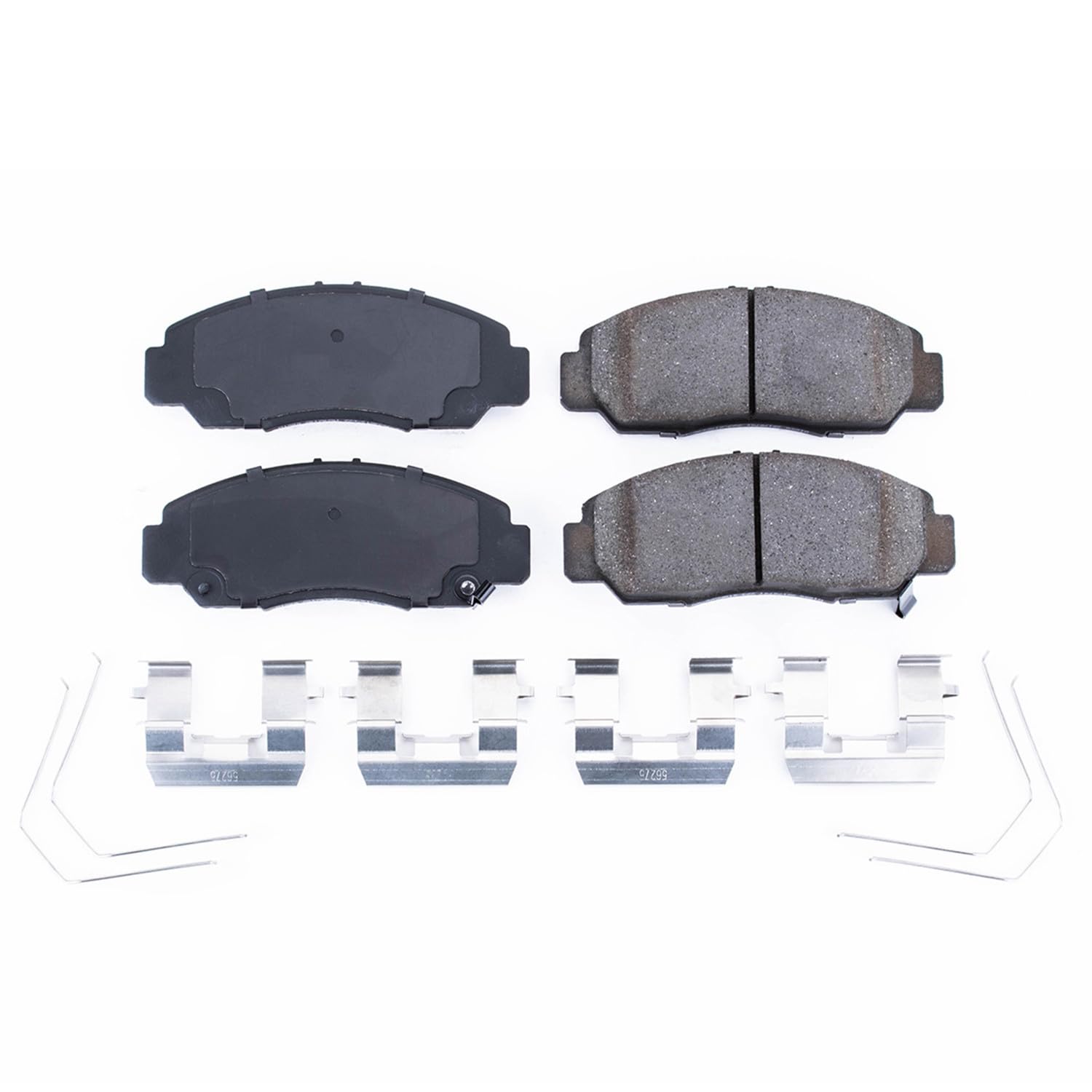 Power Stop Brake Kit Front For Honda Civic 2006-15 - Ceramic Brake Pads With Installation Hardware, 17-1608