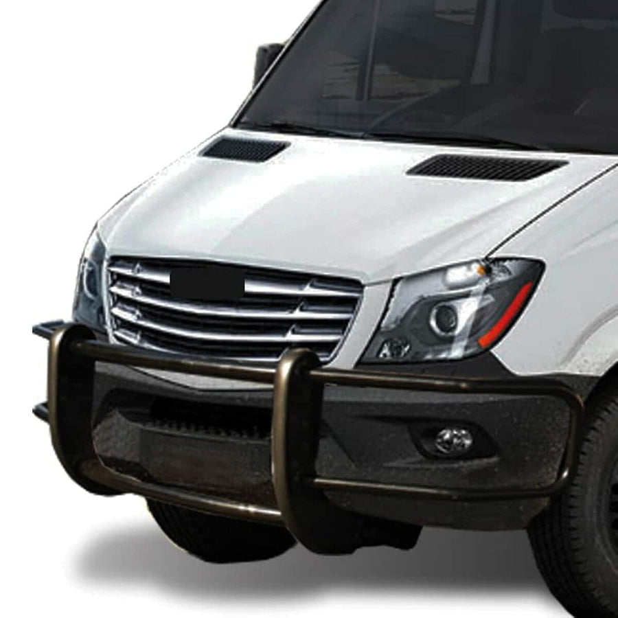 SPARTAN Black Horse Grille brush Bumper Guard Modular Black Compatible with 07-09 Dodge sprinter/Freightliner Sprinter 2500/3500|19-24-Benz sprinter 1500/4500|10-24-Benz sprinter 2500/3500-17D501MA