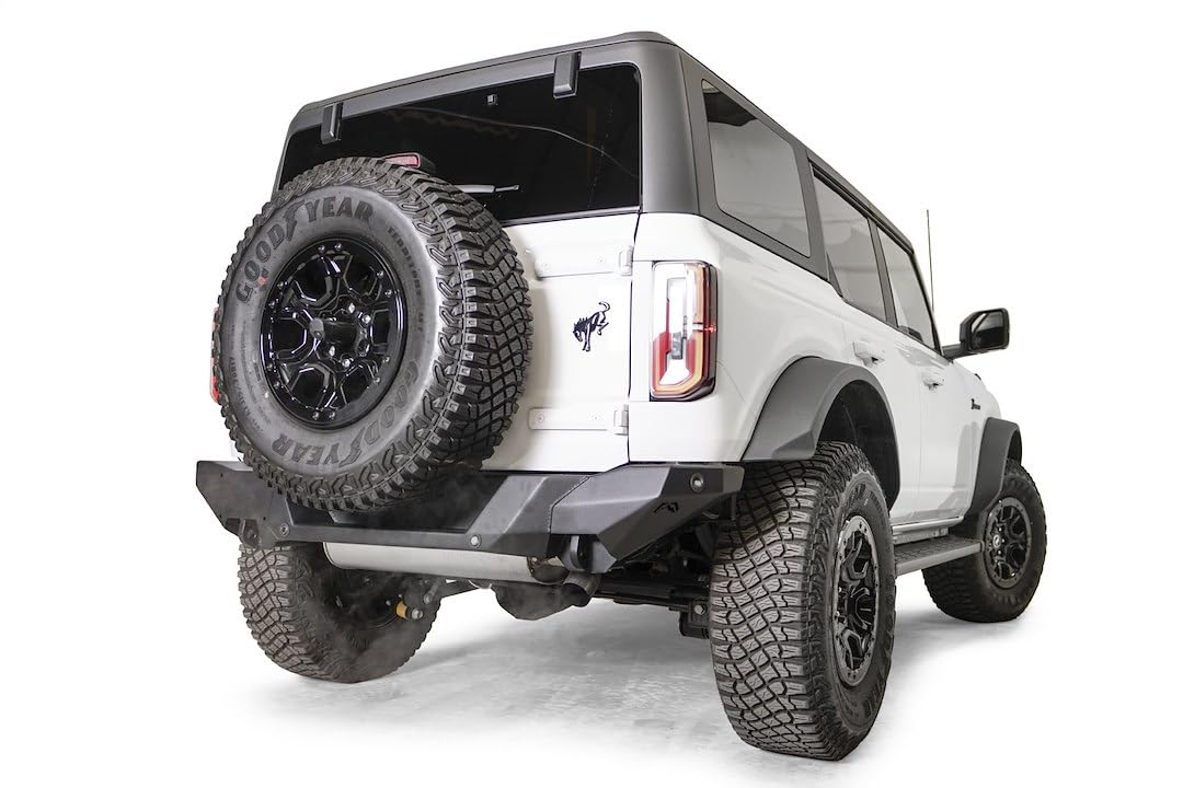 21-22 Bronco Fab Fours Premium R/Bumper, Black (FB21-Y5251-1)