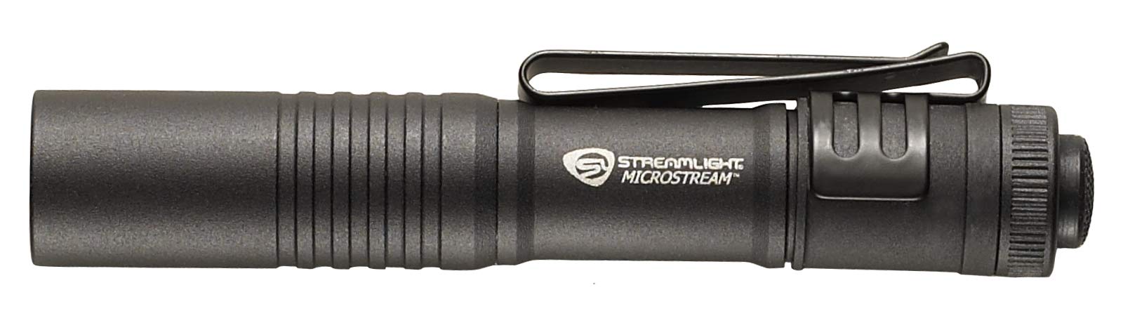 Streamlight MicroStream 66318 45-Lumen Everyday Carry Pocket Flashlight with AAA Alkaline Battery, Black