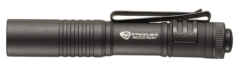 Streamlight MicroStream 66318 45-Lumen Everyday Carry Pocket Flashlight with AAA Alkaline Battery, Black