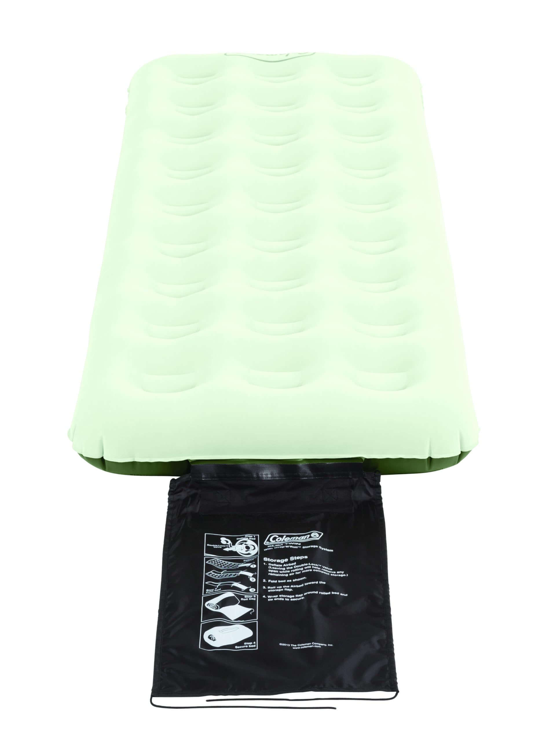 Coleman Single-High Twin EasyStay Plus Air Mattress, ComfortStrong Coil Construction for Superior Support & AirTight System for Leak-free Night