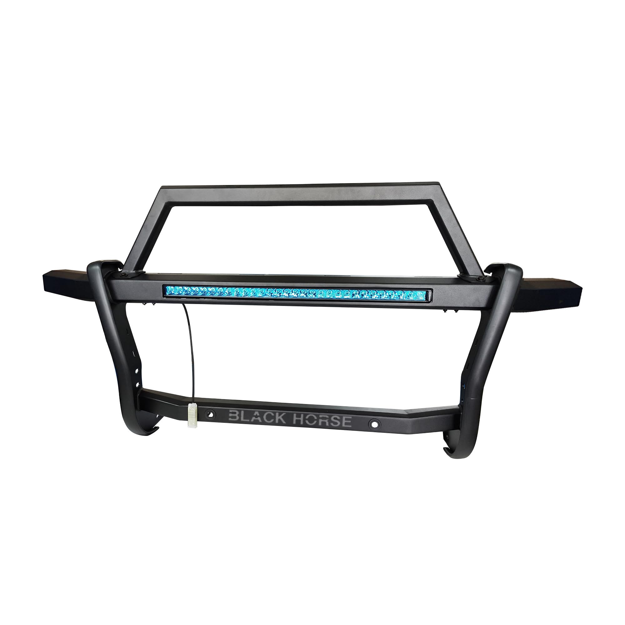 Rambler Black Horse Grille Guard Kit Modular Black Compatible with 2010-2024 Toyota 4Runner-RAGT20-K1