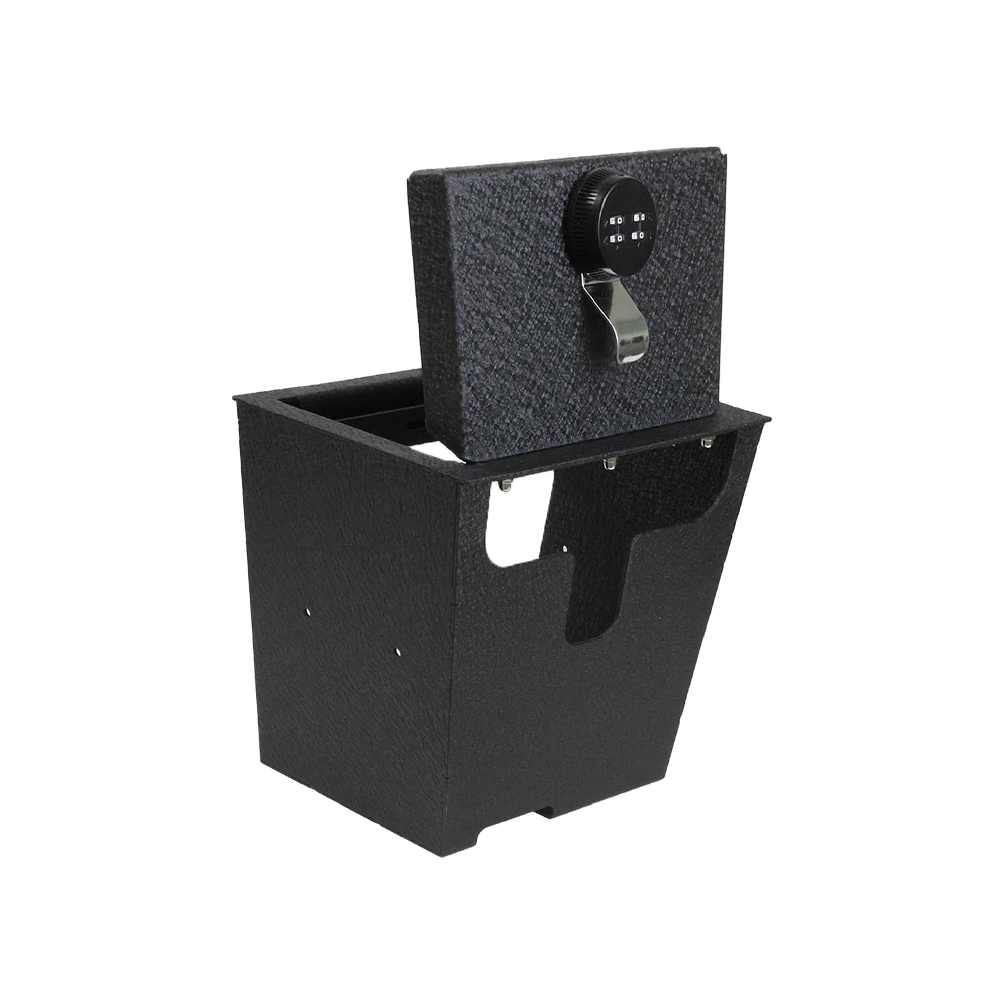 Center Console Safe Black Black Horse Compatible with 2020-2024 Ford Explorer-ASFE20
