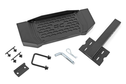 HD2 Rough Country Hitch Step for 2" Receivers - Easy Truck Bed Access, Non-Slip Grip Step, Heavy Duty Steel Build