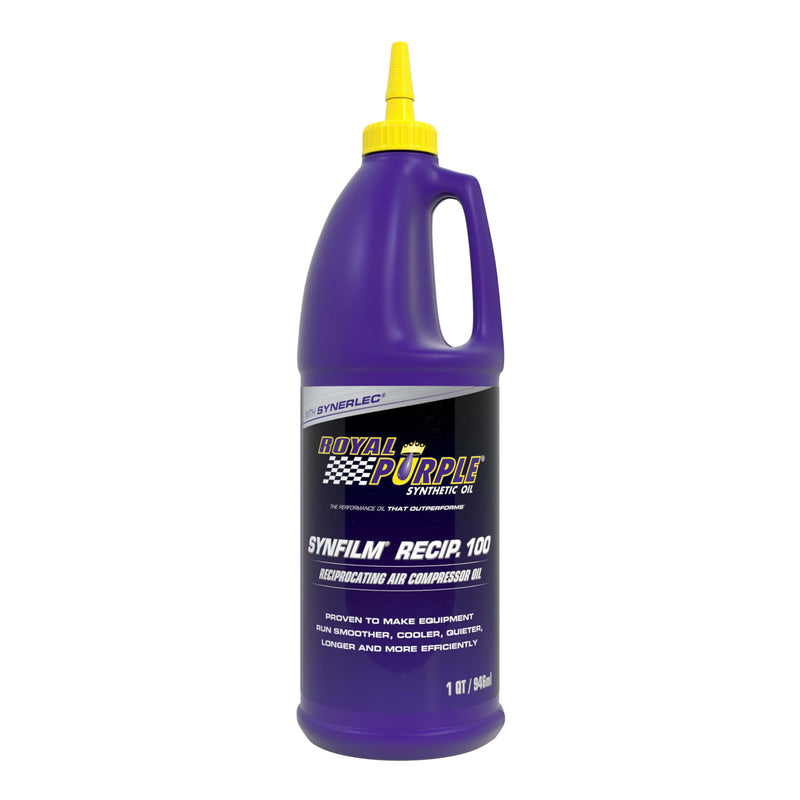 Royal Purple Synfilm 01513 Recip 100 High Performance Synthetic Air Compressor Lubricant - 1 Quart