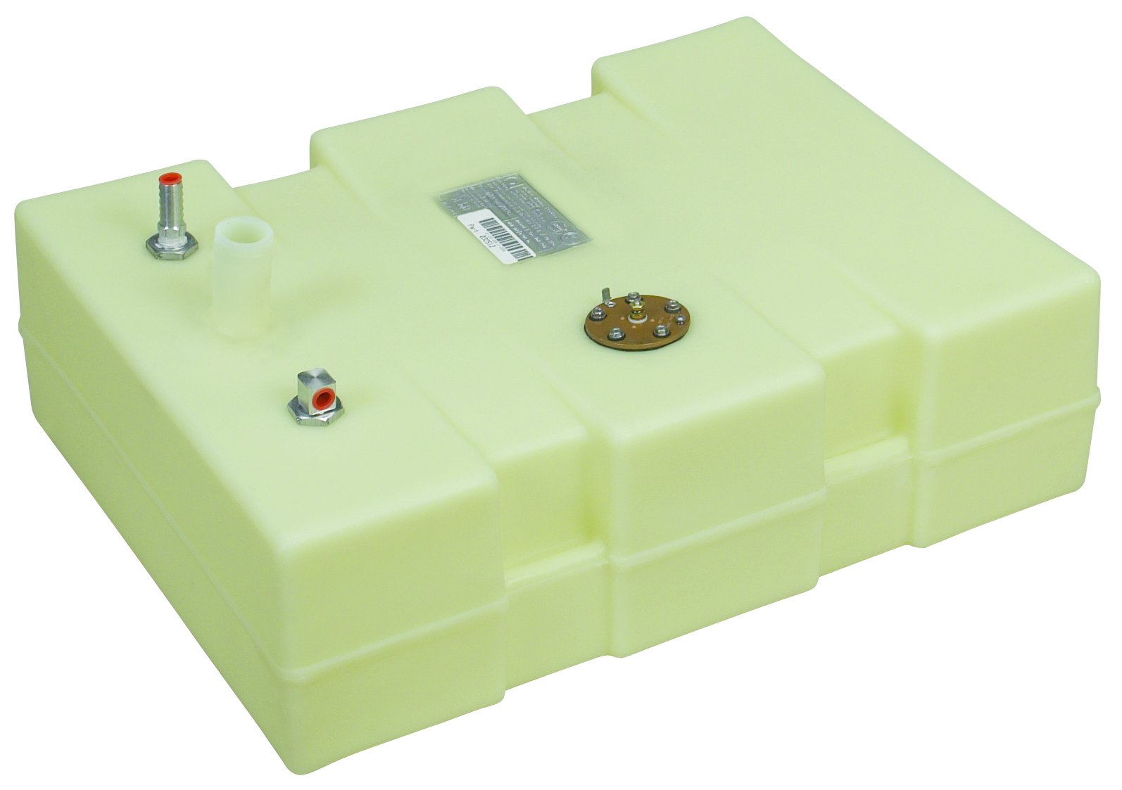 Below Deck Moeller Marine 032512, Permanent Fuel Tank, 12 Gallon - 24.50 in. L x 18.50 in. W x 9.75 in. H
