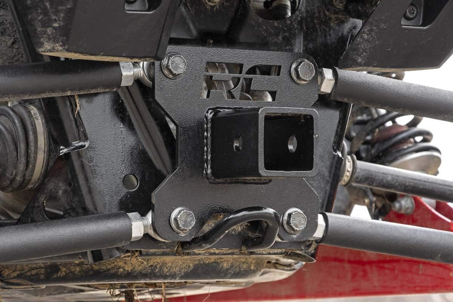Rough Country Receiver Hitch UTV for 2014-2022 Polaris RZR XP 1000 - 93039, Black, 2"
