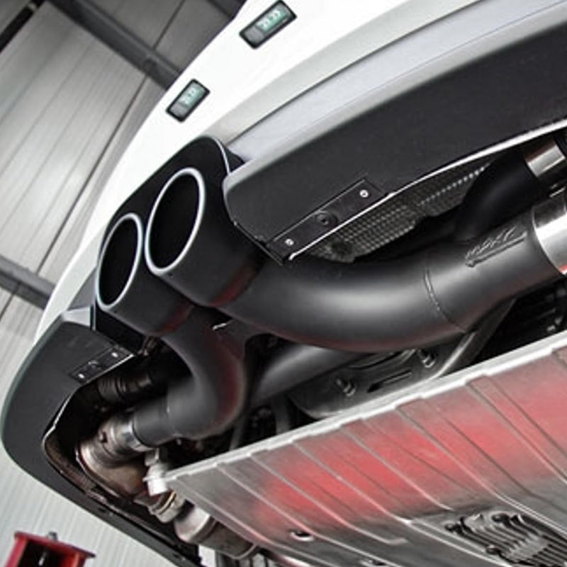 Center MBRP Muffler Bypass S7607BLK (Black Coated)