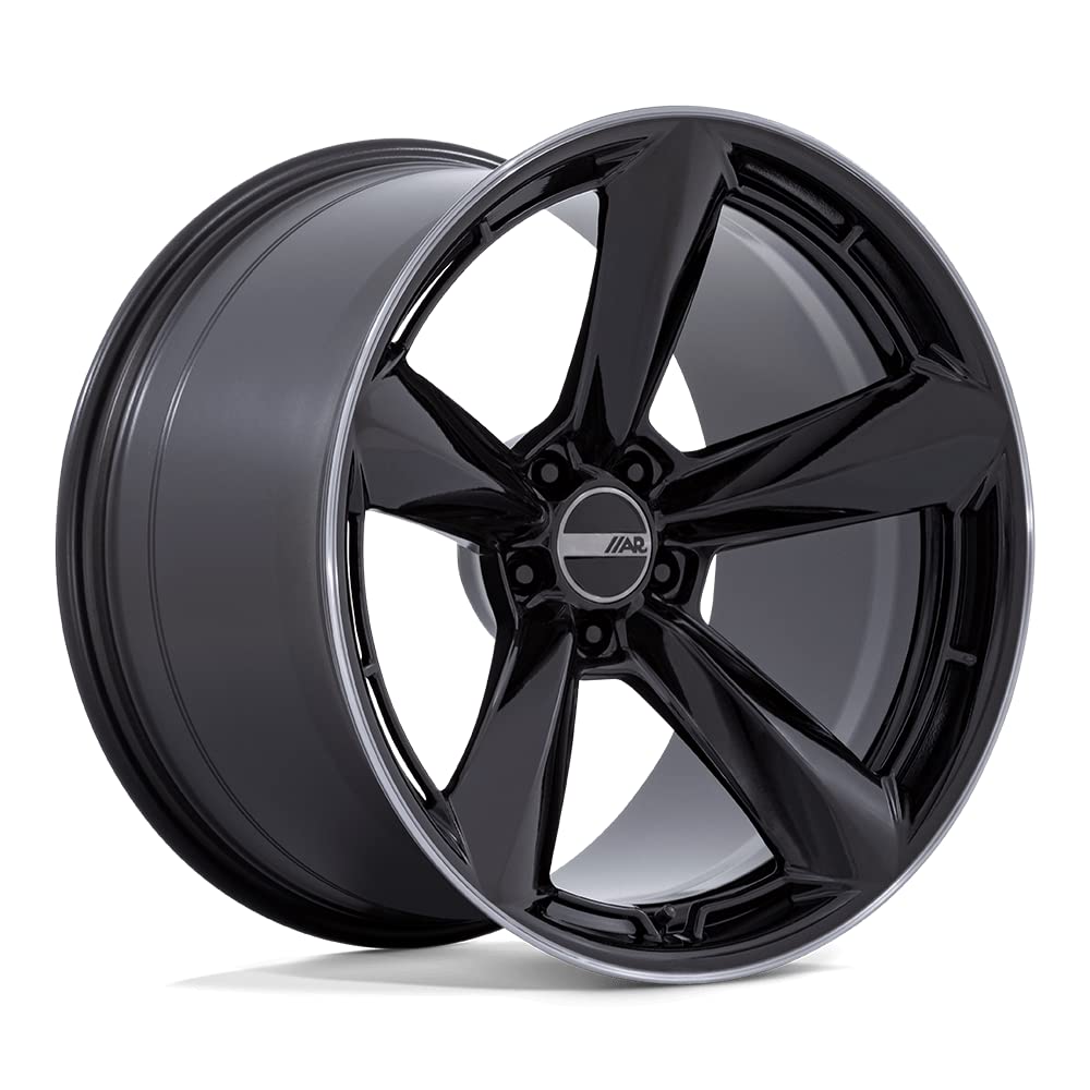 TTF American Racing 20X12 5X115 6.74 6mm GLOSS BLACK WITH DOUBLE DARK TINT LIP - AR946BT20121506
