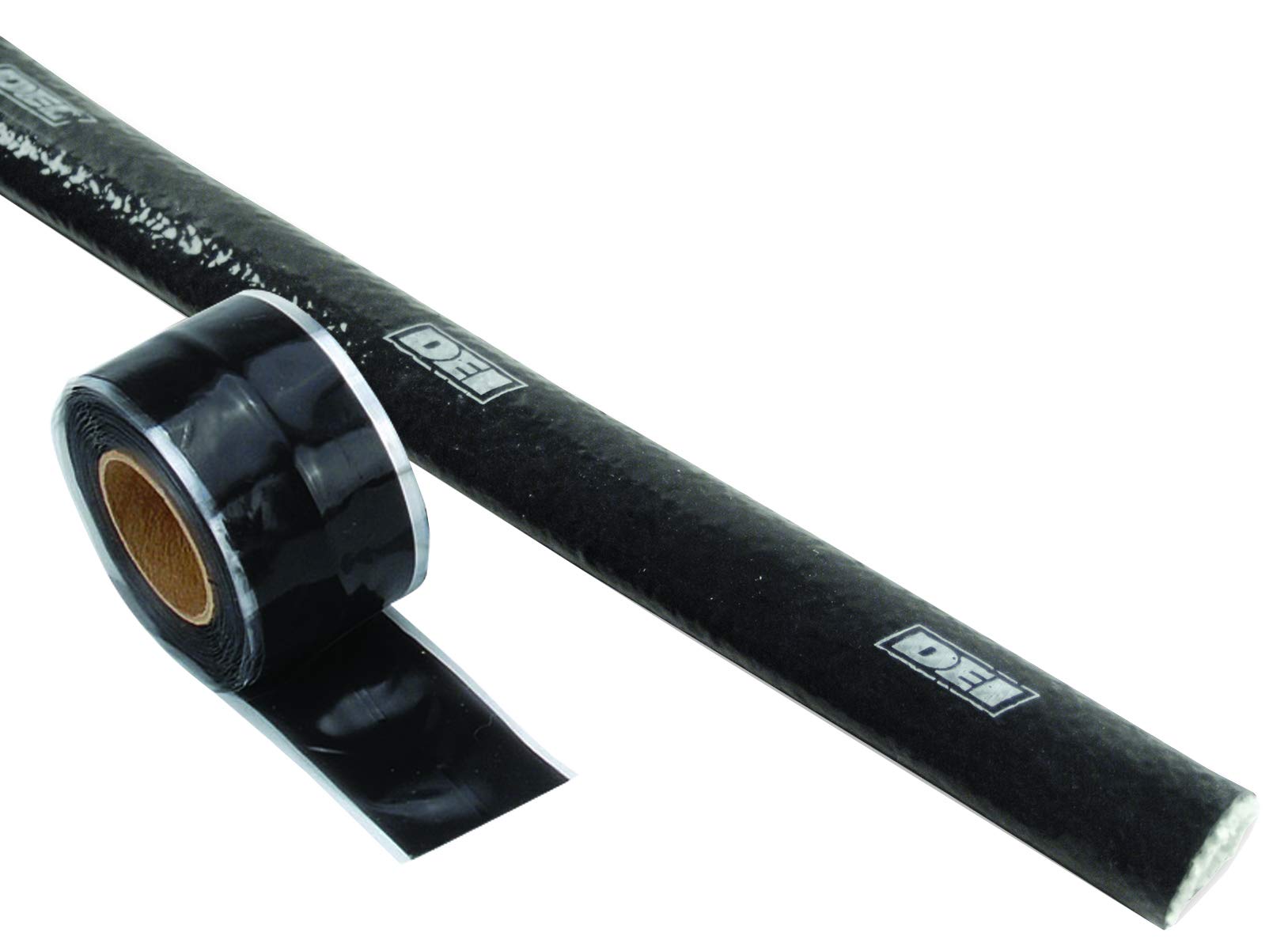 Fire Sleeve and Tape Kit Design Engineering 1" I.D. x 3ft – High-Temperature Heat Protection for Wires, Hoses, Cables, Tubing, and Electrical Components