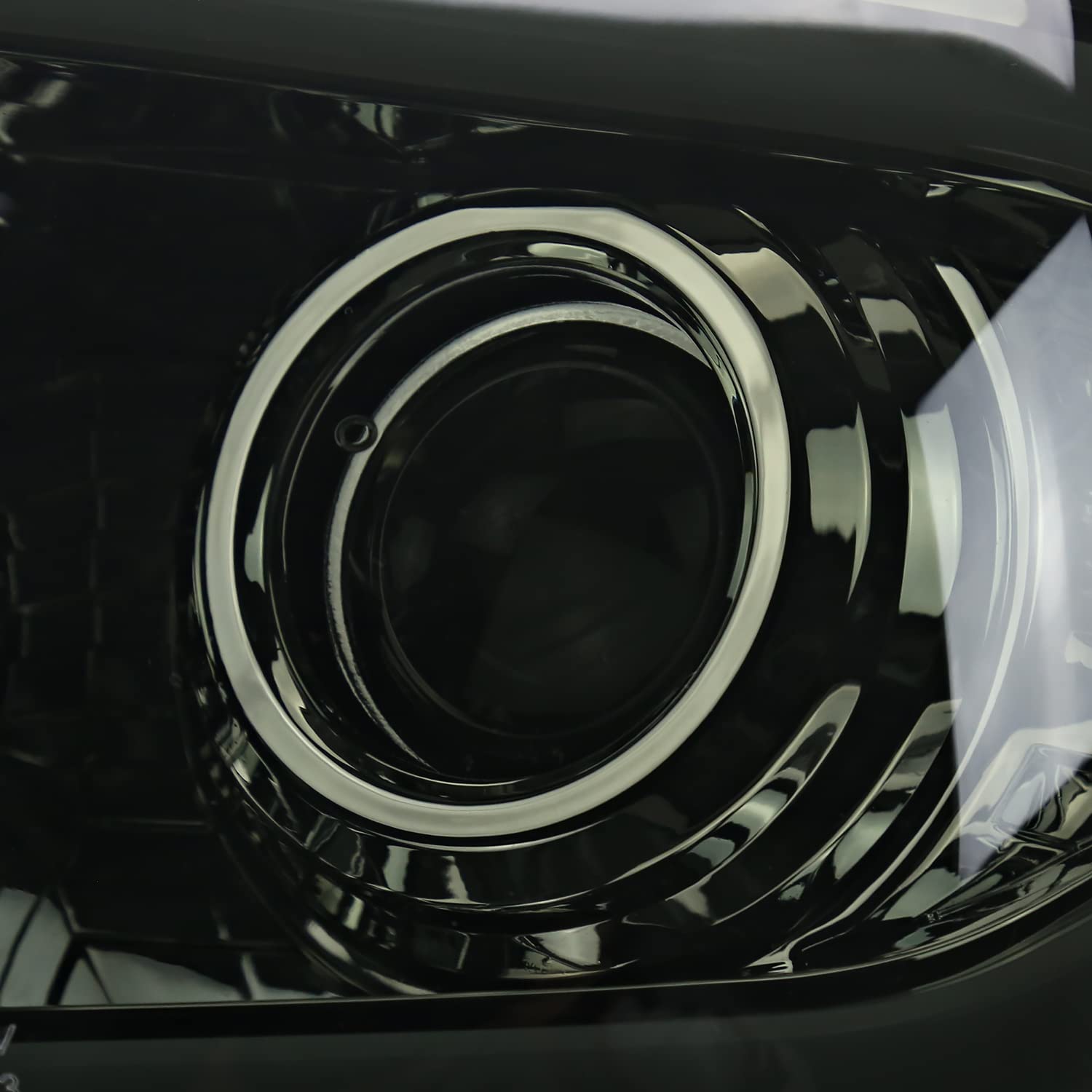 Smoke SPEC-D TUNING Projector Headlights w/Switchback Sequential LED Turn Signal Compatible with 2014-2021 Toyota Tundra, Left + Right Pair Headlamp Assembly