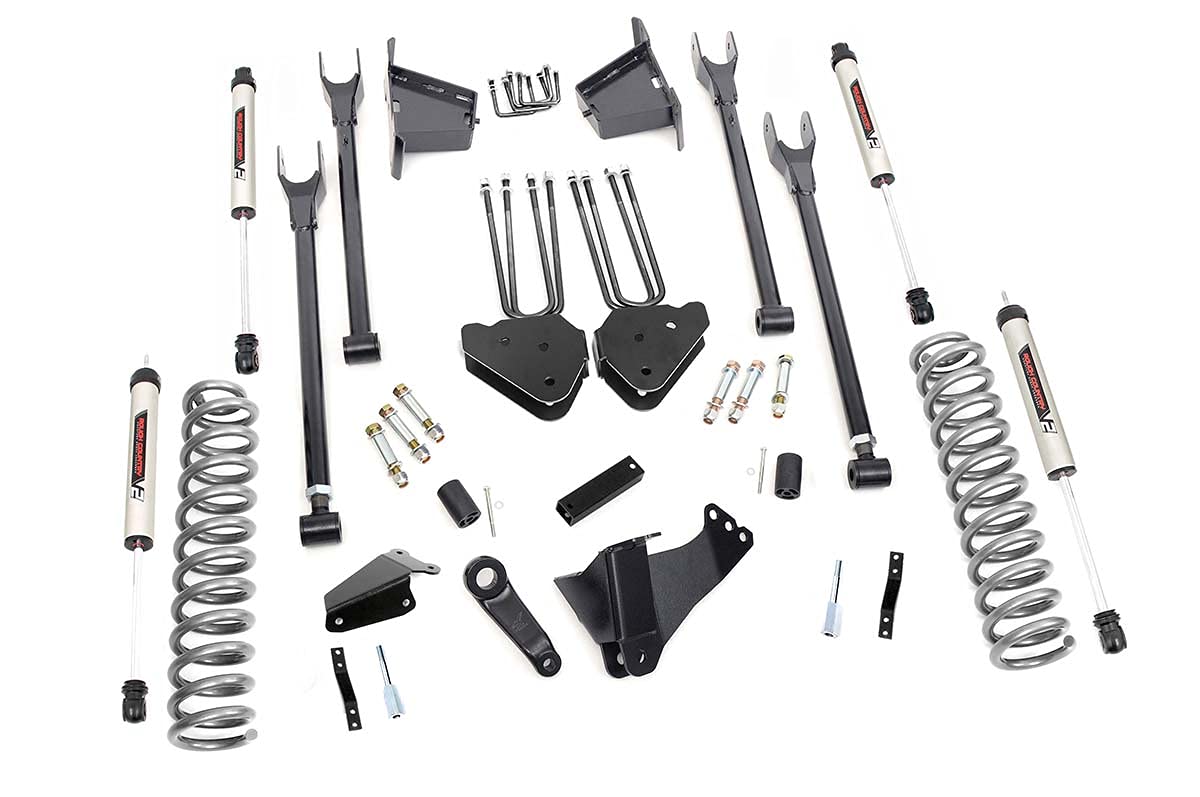 4-Link Lift Kit Rough Country 8" w/V2 Shocks for 05-07 Ford Super Duty - 59170