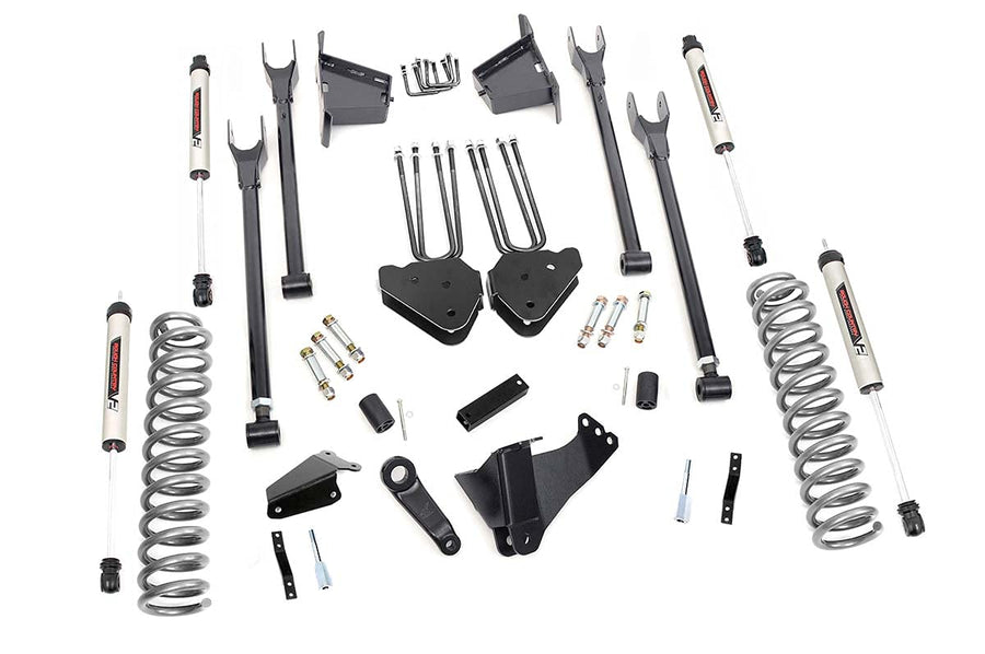 4-Link Lift Kit Rough Country 8" w/V2 Shocks for 05-07 Ford Super Duty - 59170