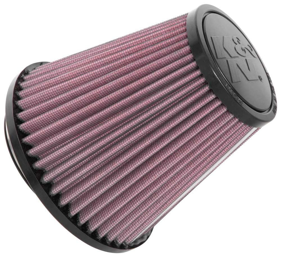 High-Flow K&N Original Lifetime Universal Clamp-On Air Filter: High Performance, Premium: Flange Diameter: 3.25 In, Filter Height: 5.4375 In, Flange Length: 0.78125 In, Shape: Round Tapered, RU-1637