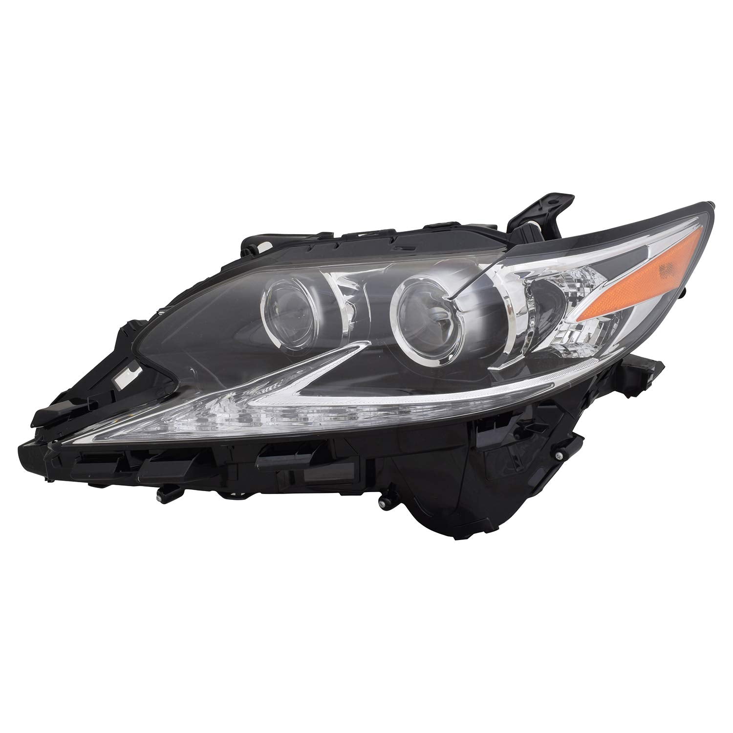 Left TYC Headlight Assembly Compatible with 2016-2018 Lexus ES350