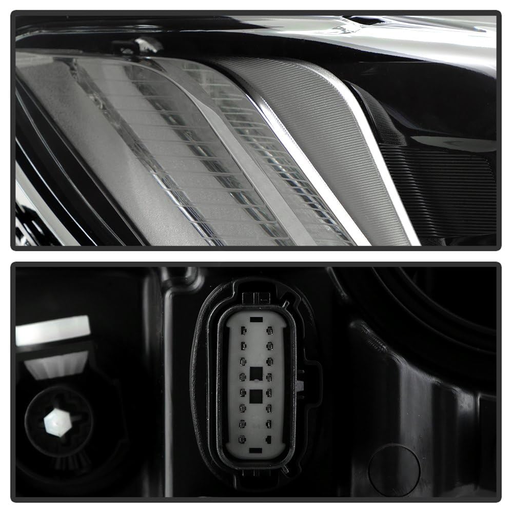 Linclon MKZ 18-22 Spyder (POE) HID w/AFS LED DRL Headlight - Low Beam-D3S(Not Included) ; High Beam-D3S(Not Included) ; Signal-LED - OE Right