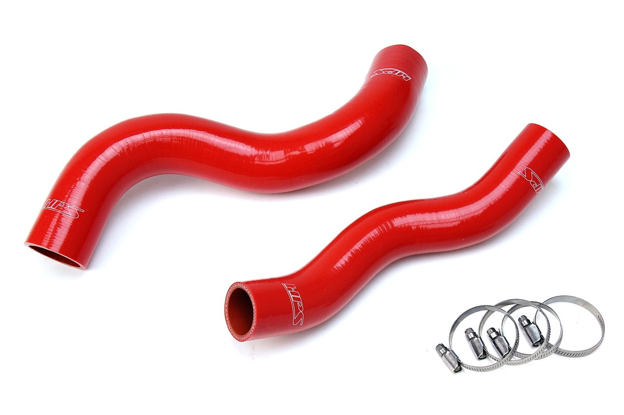 Red HPS 57-1703-RED Silicone Radiator Hose Kit Coolant, 1 Pack