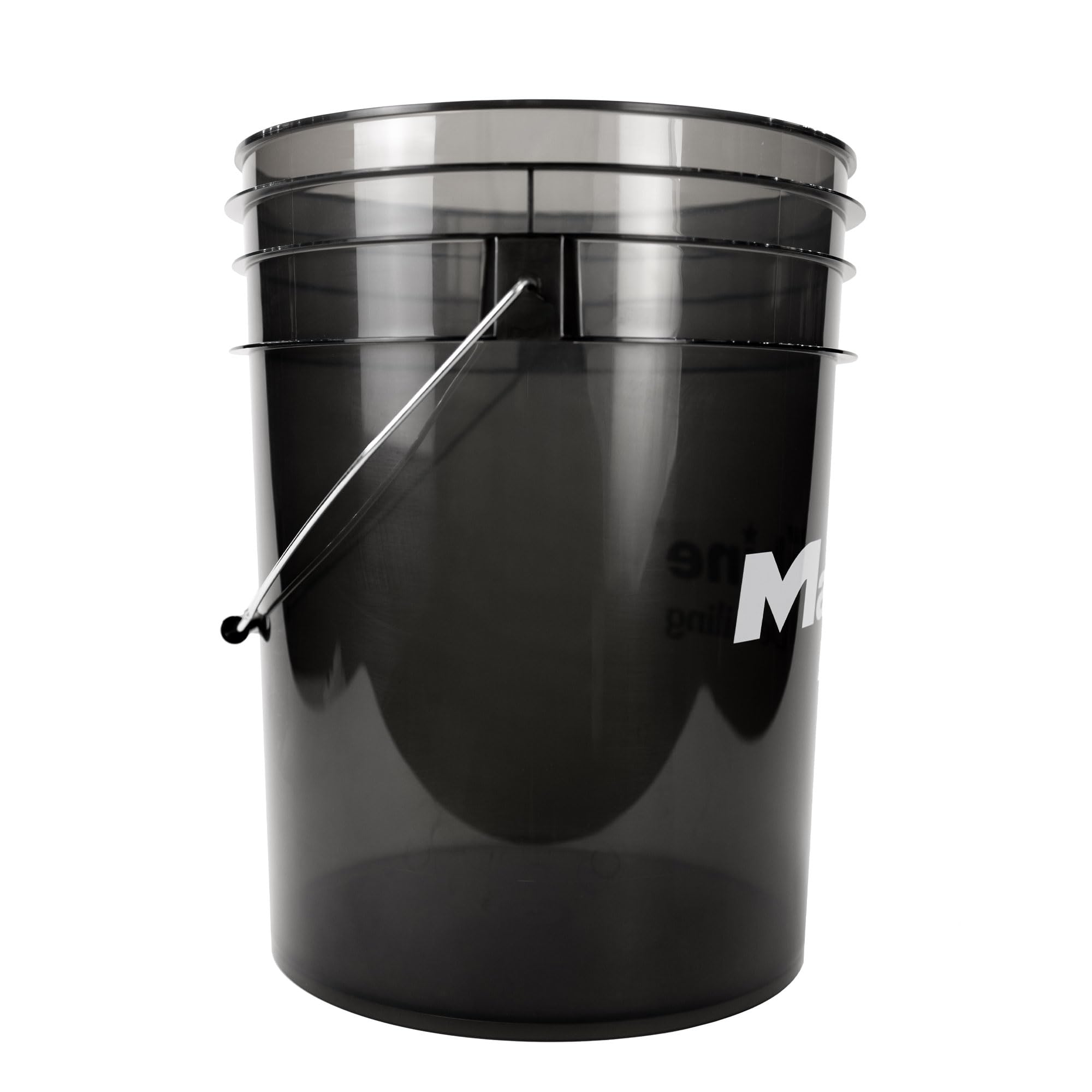 5 Gallon Maxshine Universal Detailing Bucket (Black) | Car Wash Bucket for Scratch-Free Washing, Auto Detailing & Garage Storage | Holds Soap, Foam Cannon, Brushes, Microfiber Towels & More