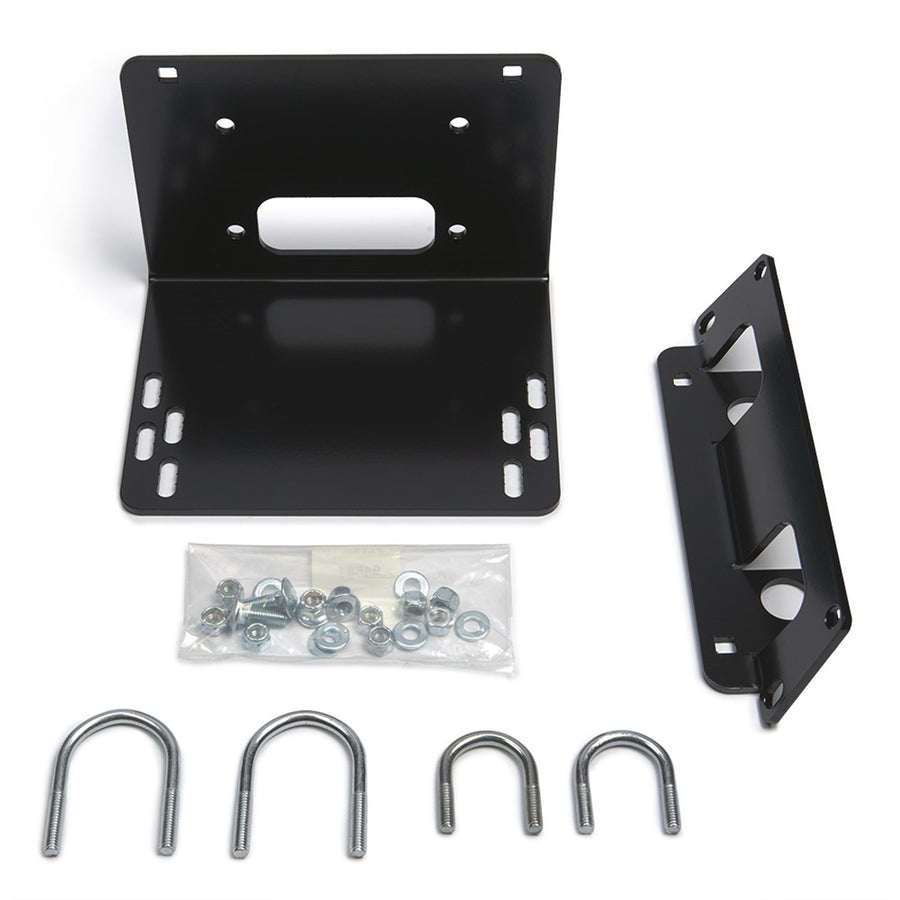94580 WARN Winch Mounting Kit, Fits: Kawasaki Mule SX, XC, SE, black