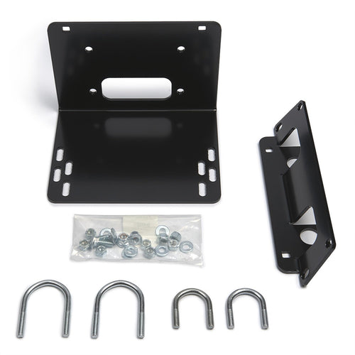 94580 WARN Winch Mounting Kit, Fits: Kawasaki Mule SX, XC, SE, black