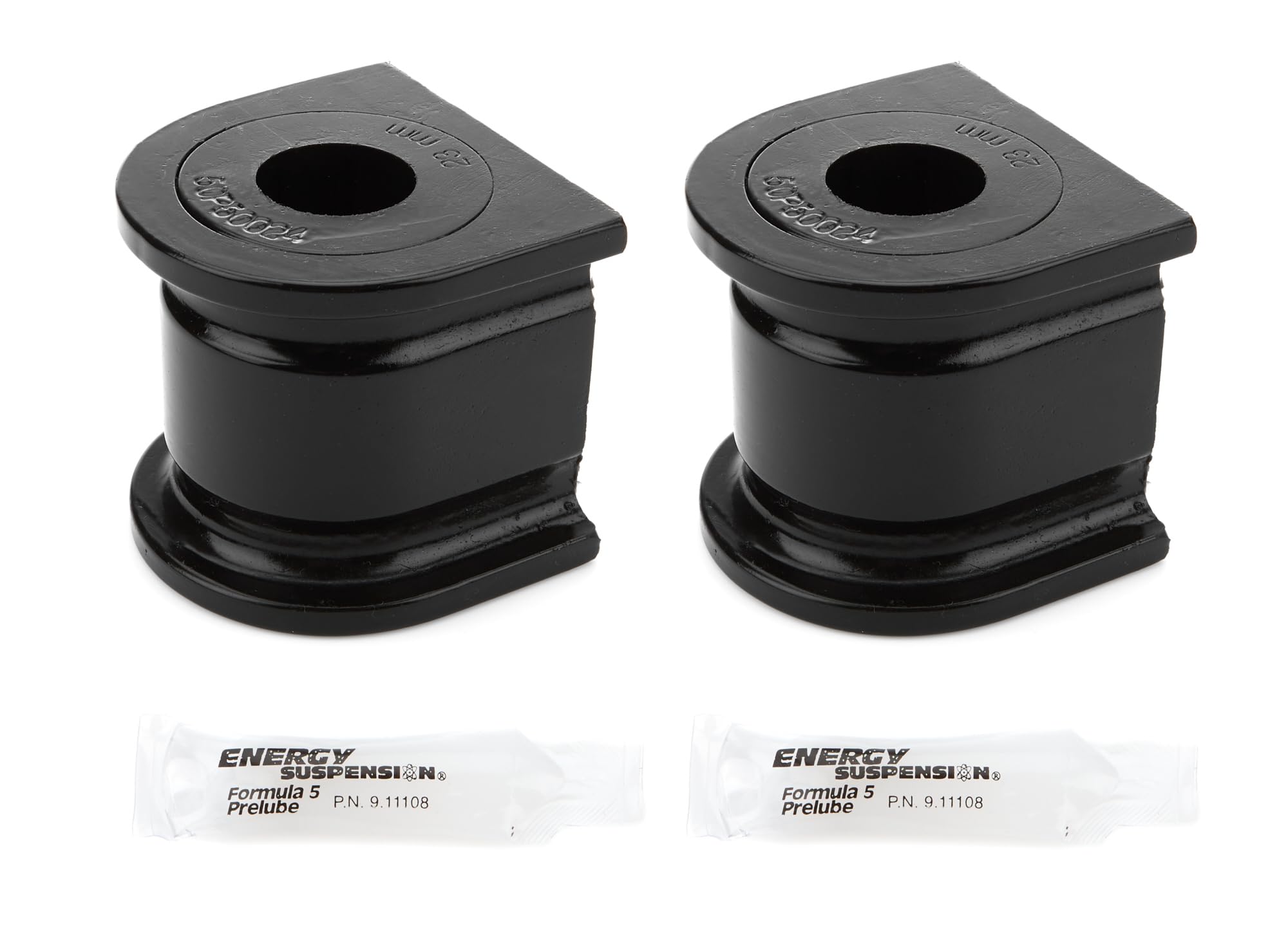 Energy Suspension Front Sway Bar Bushing, Hyper-Flex, Non-Greasable, 23 mm, Polyurethane, Black