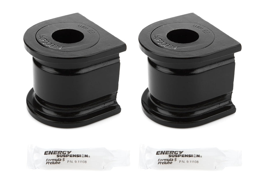Energy Suspension Front Sway Bar Bushing, Hyper-Flex, Non-Greasable, 23 mm, Polyurethane, Black