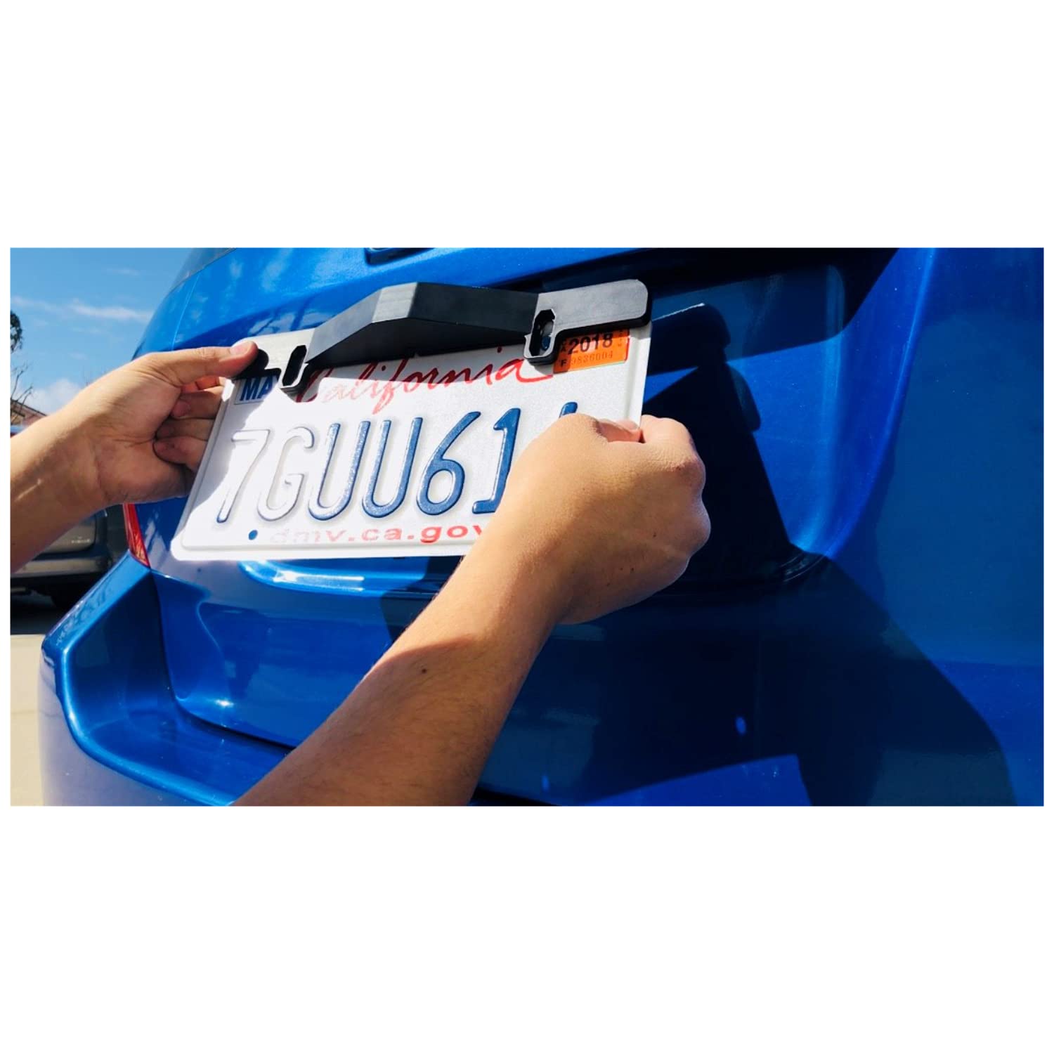 License Plate Bar BSS2LPB Microwave Radar Blindspot Detection System