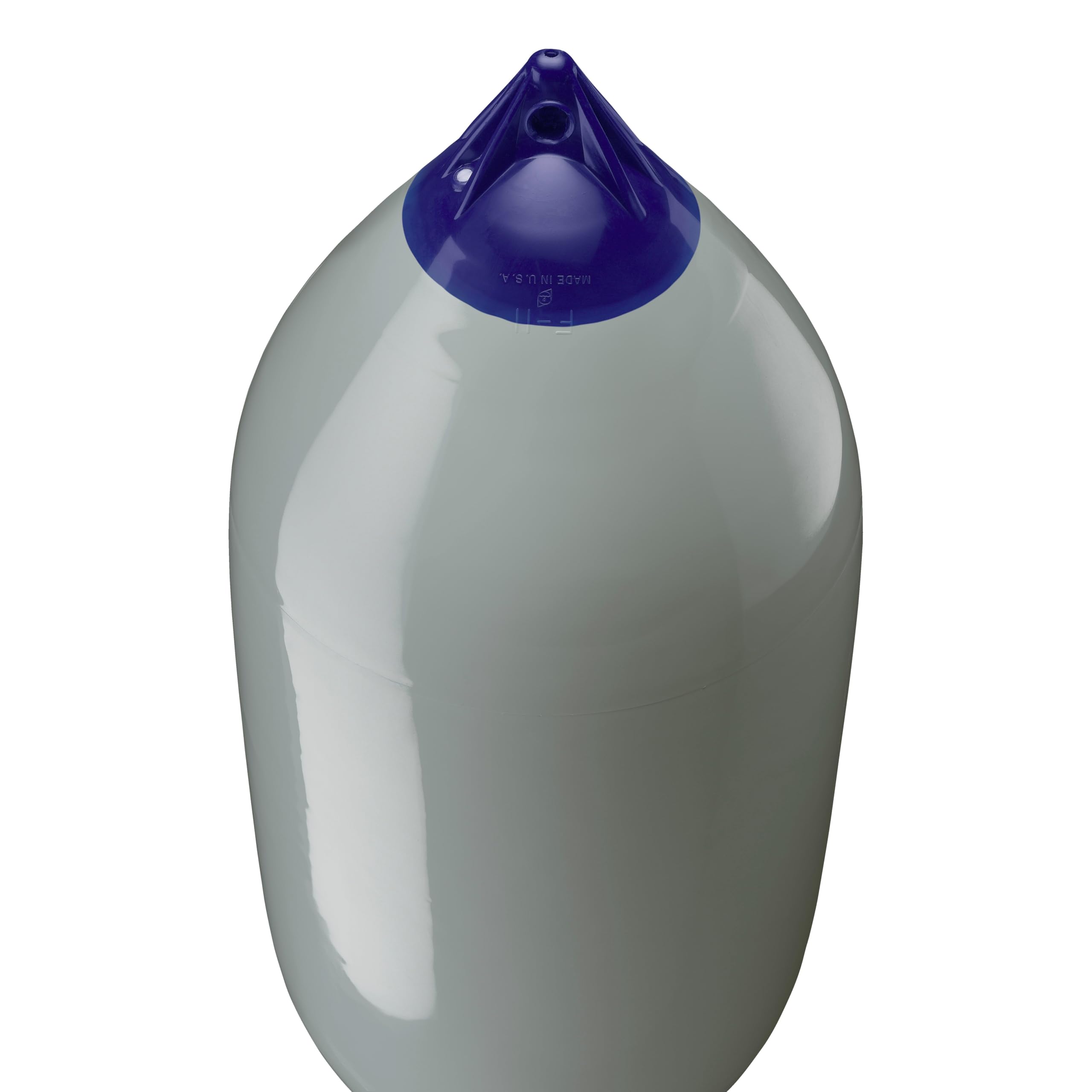 F-11 Standard Polyform Boat Fender Blue Ropehold - Grey