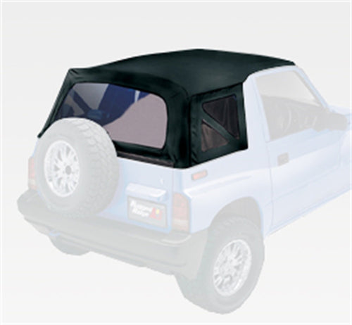 XHD Soft Top, Black Denim, Clear Windows | Rugged Ridge | 53723.15 | Fits 1995-1998 Suzuki Sidekick