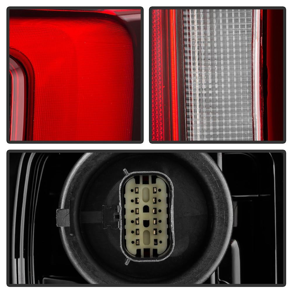 Ford F150 Spyder (POE) 21-23 w/Blind Spot w/Black Appearance Pkg LED Tail Light - OE Right