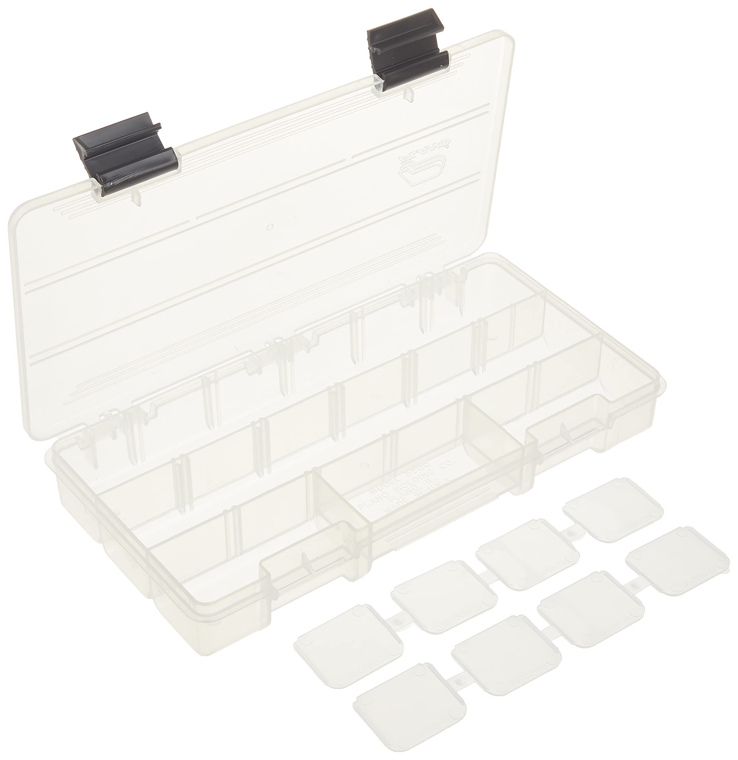Plano Molding Stow N' Go Pro Rack with 4 #23500s Prolatch Organizers, Graphite Gray, Sandstone