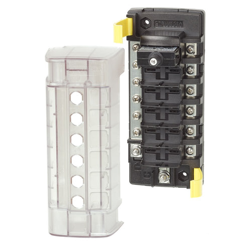 5052 Blue Sea ST CLB Circuit Breaker Block - 6 Position w/Negative Bus