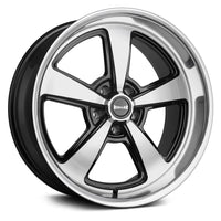 RIDLER 652 Gloss Black with Diamond Cut FACE & Lip 18X9.5 5-114.3 0MM 83.82MM 652