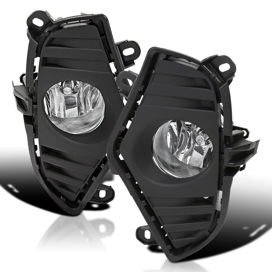Fog Lights Spec-D Tuning Front Bumper Lamp Bezel Cover w/Switch Compatible with Toyota RAV4 2019-2021