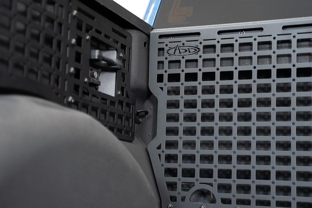 Molle Panels Bed Cab for The 2015-2020 Ford F-150 & 2017-2020 Ford F-150 Raptor | Molle Pattern Offers Diverse Mounting Solutions | Made in The USA | Addictive Desert Designs (Driver Side)