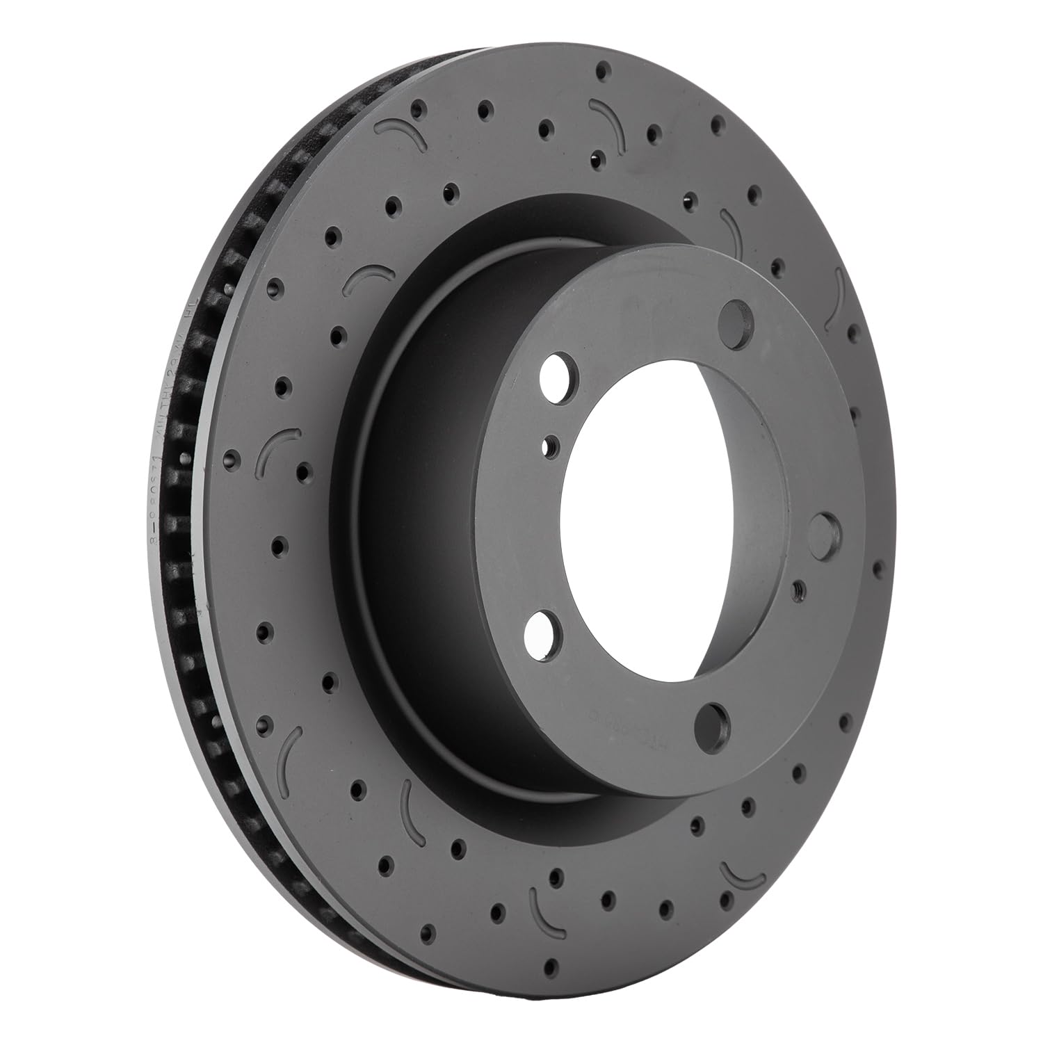 Hawk Performance Cross-Drilled and Slotted HTC4980 Talon Rotors