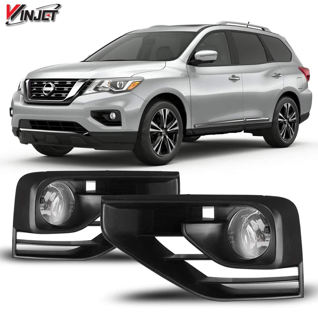 OEM Series Winjet WJ30-0566-09 for [2017-2019 Nissan Pathfinder] Driving Fog Lights + Switch + Wiring Kit