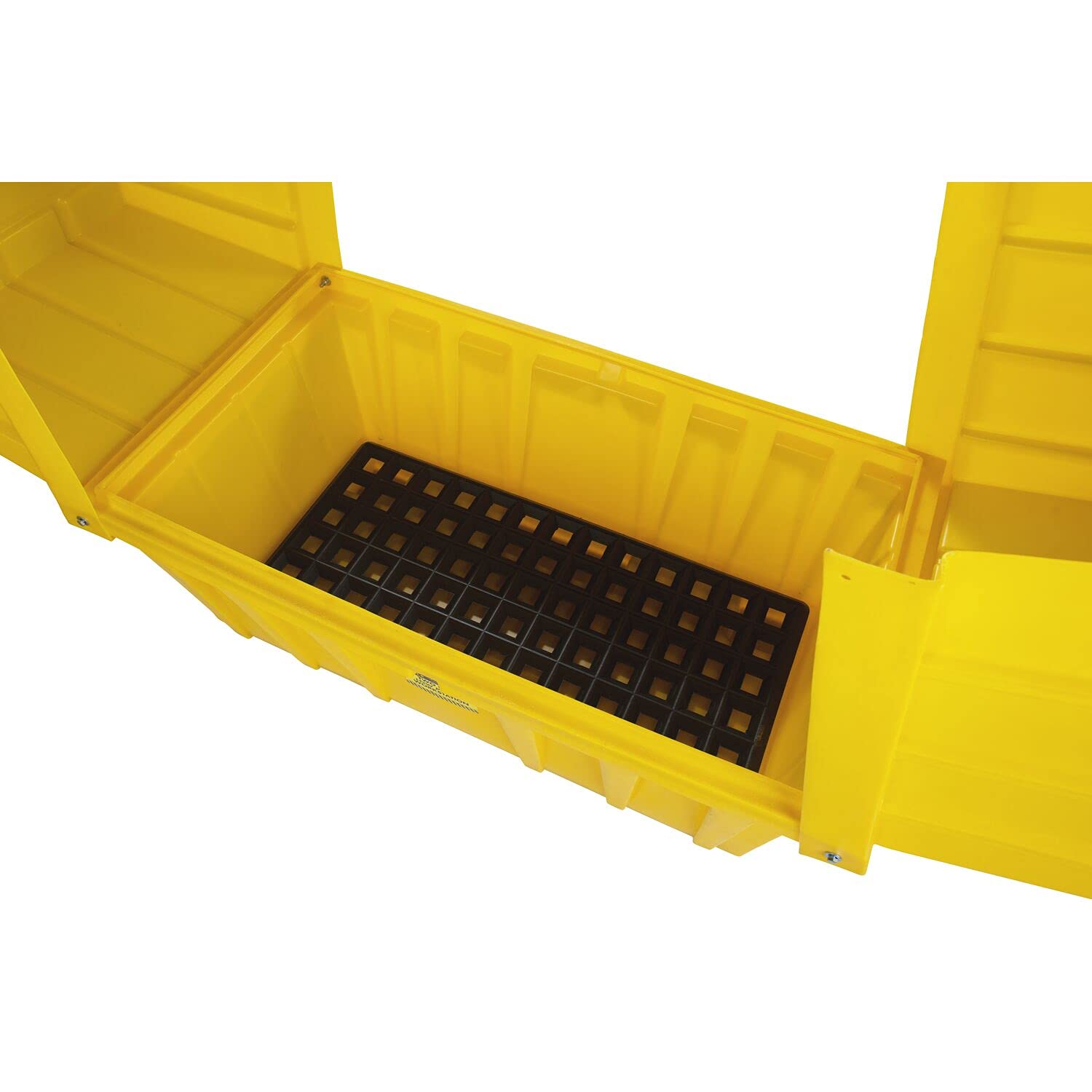 Eagle Low Profile 1626 Workstation with Cover, 2 Drum, 60" Width x 46" Height x 34" Depth, 110 Gallon Capacity